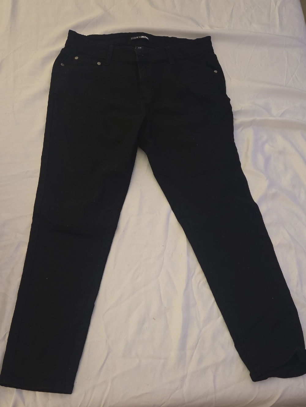 Fashion Nova Black High-Rise Skinny Jeans